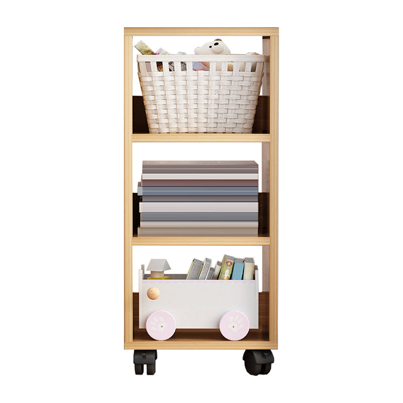 Scandinavian 13.38" Wide Bookcase Wood Removable Standard Bookshelf