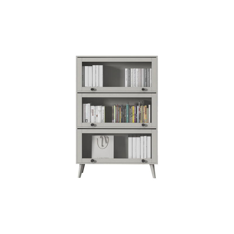 Closed Metal Bookcase Nordic Minimalist Home Living Room Bedroom Bookshelf