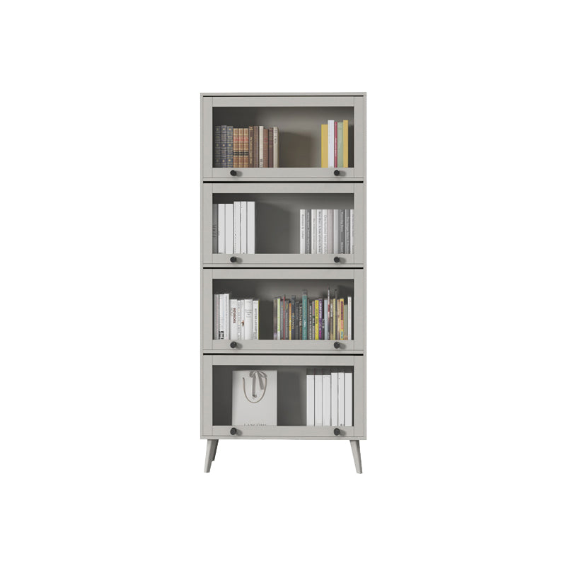 Closed Metal Bookcase Nordic Minimalist Home Living Room Bedroom Bookshelf