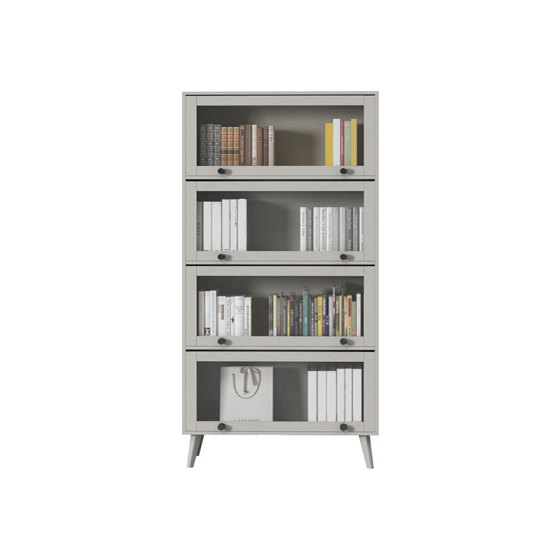 Closed Metal Bookcase Nordic Minimalist Home Living Room Bedroom Bookshelf