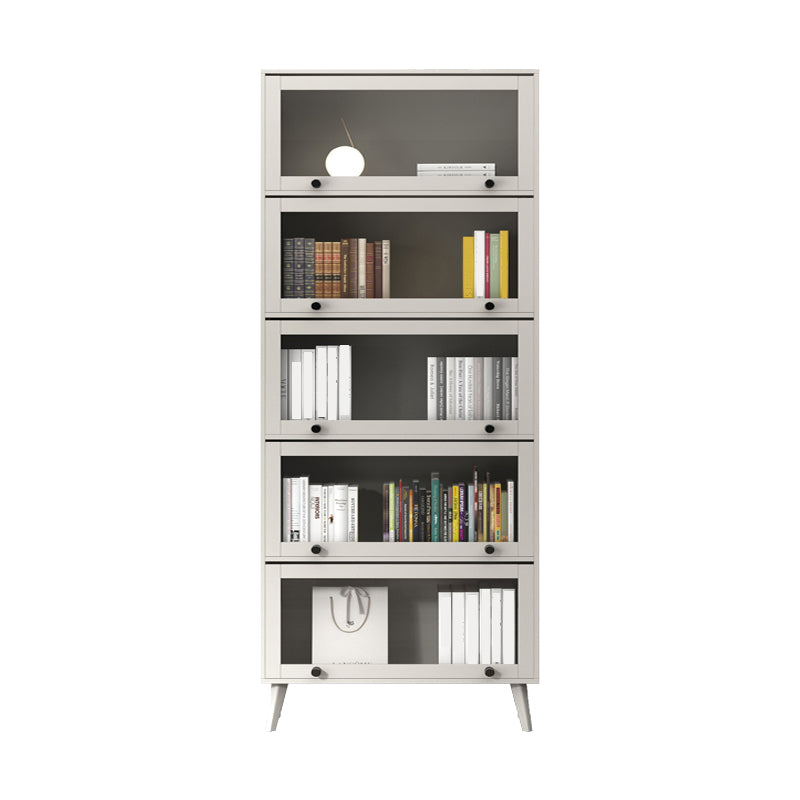 Closed Metal Bookcase Nordic Minimalist Home Living Room Bedroom Bookshelf