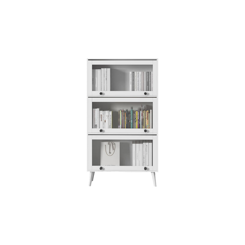 Closed Metal Bookcase Nordic Minimalist Home Living Room Bedroom Bookshelf