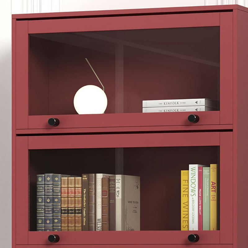 Closed Metal Bookcase Nordic Minimalist Home Living Room Bedroom Bookshelf