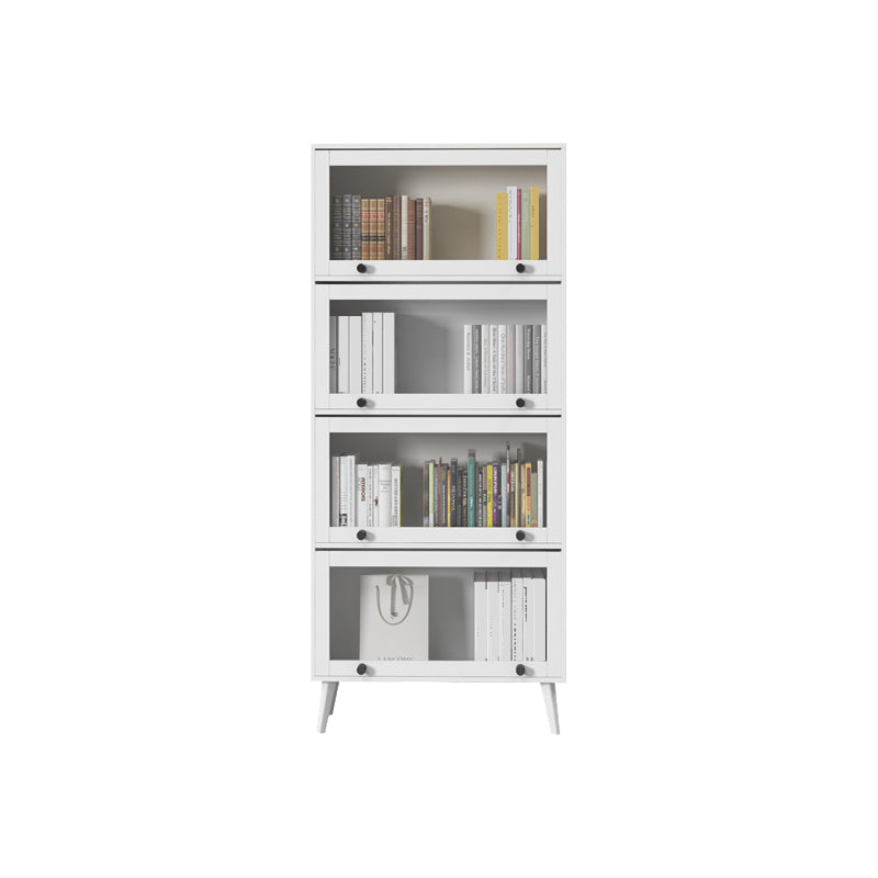 Closed Metal Bookcase Nordic Minimalist Home Living Room Bedroom Bookshelf