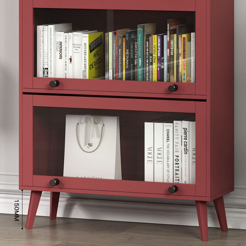 Closed Metal Bookcase Nordic Minimalist Home Living Room Bedroom Bookshelf