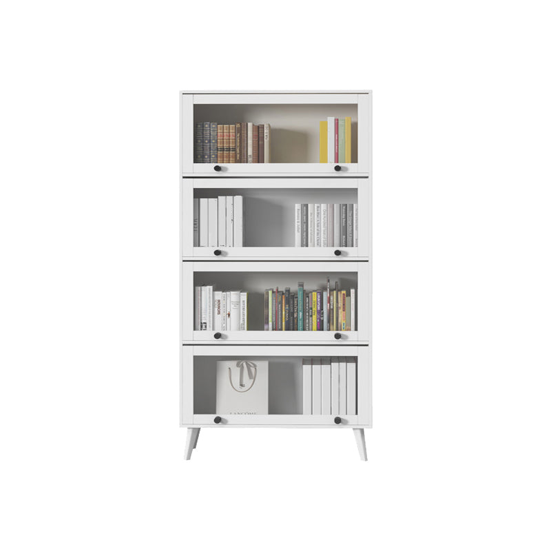 Closed Metal Bookcase Nordic Minimalist Home Living Room Bedroom Bookshelf