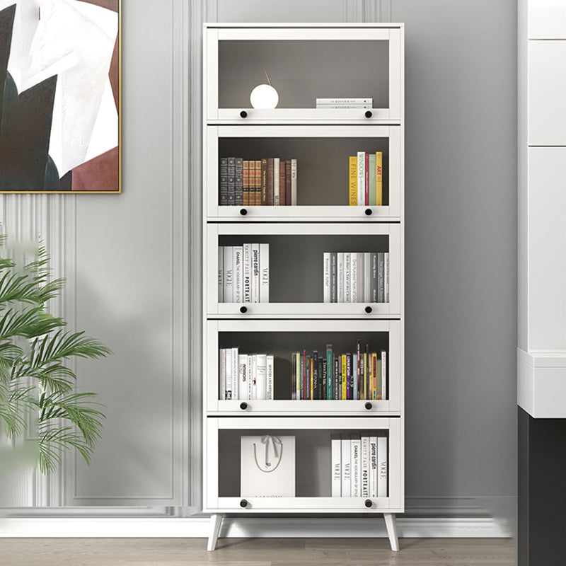 Closed Metal Bookcase Nordic Minimalist Home Living Room Bedroom Bookshelf