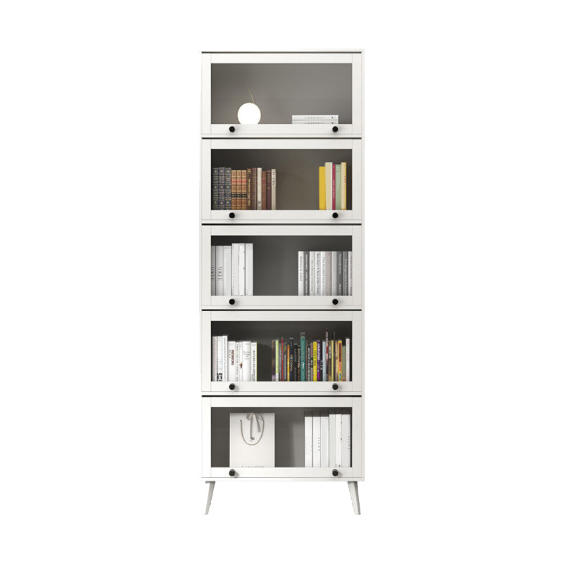 Closed Metal Bookcase Nordic Minimalist Home Living Room Bedroom Bookshelf