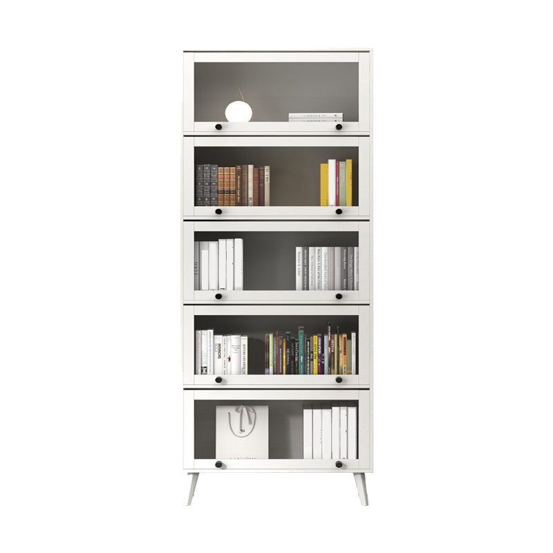 Closed Metal Bookcase Nordic Minimalist Home Living Room Bedroom Bookshelf