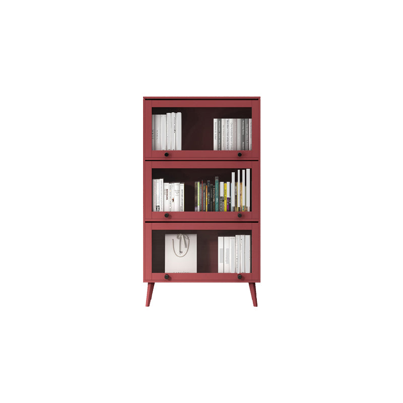 Closed Metal Bookcase Nordic Minimalist Home Living Room Bedroom Bookshelf
