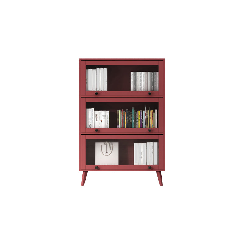 Closed Metal Bookcase Nordic Minimalist Home Living Room Bedroom Bookshelf