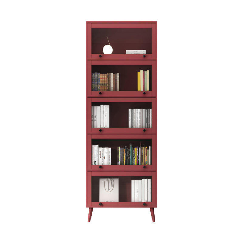 Closed Metal Bookcase Nordic Minimalist Home Living Room Bedroom Bookshelf