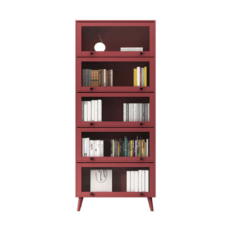 Closed Metal Bookcase Nordic Minimalist Home Living Room Bedroom Bookshelf