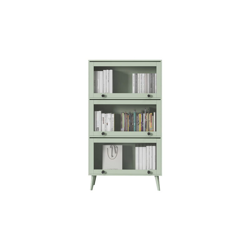 Closed Metal Bookcase Nordic Minimalist Home Living Room Bedroom Bookshelf