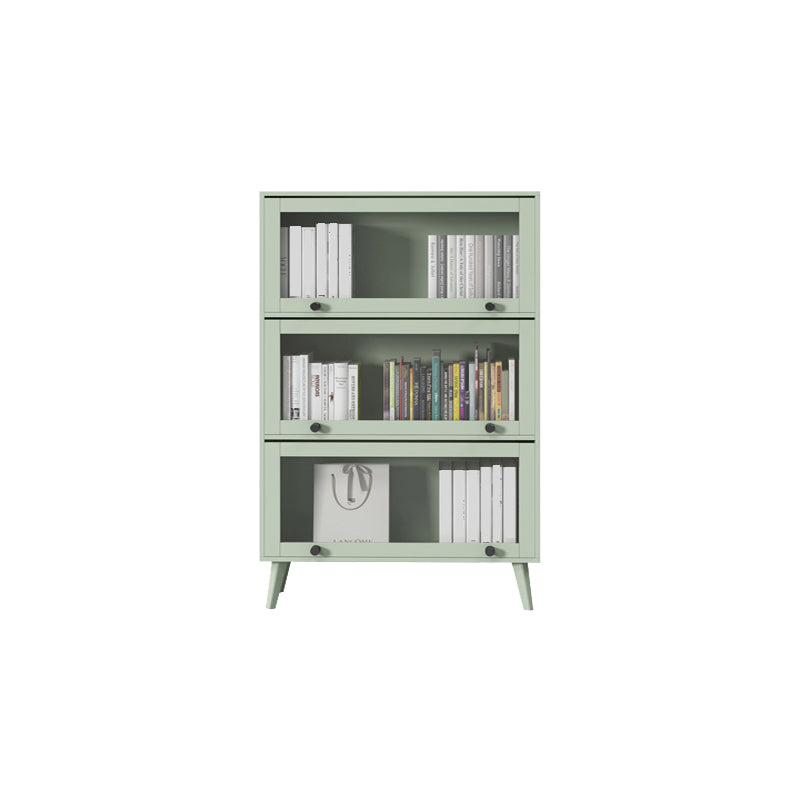 Closed Metal Bookcase Nordic Minimalist Home Living Room Bedroom Bookshelf