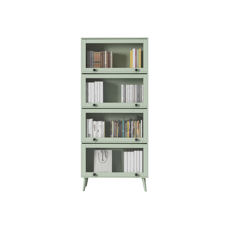 Closed Metal Bookcase Nordic Minimalist Home Living Room Bedroom Bookshelf