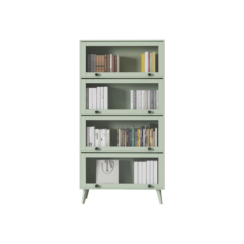 Closed Metal Bookcase Nordic Minimalist Home Living Room Bedroom Bookshelf