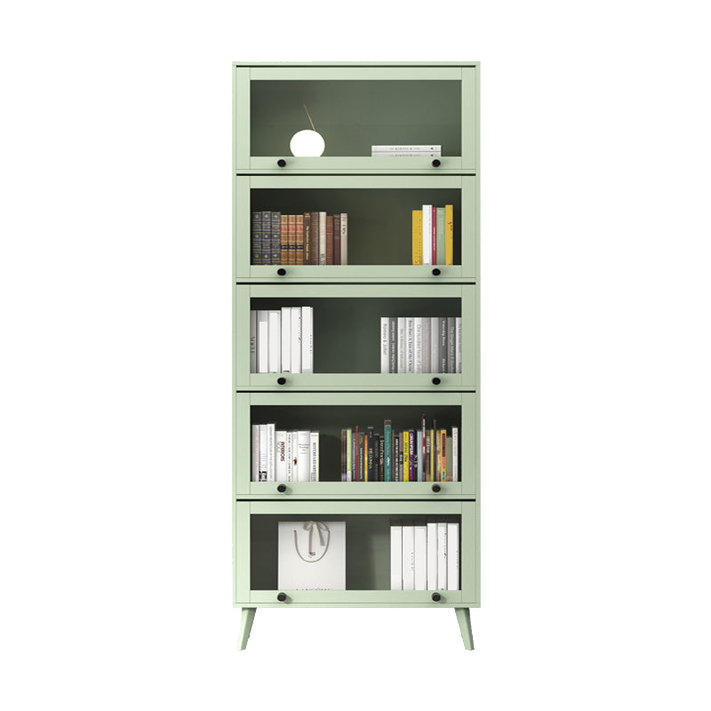 Closed Metal Bookcase Nordic Minimalist Home Living Room Bedroom Bookshelf