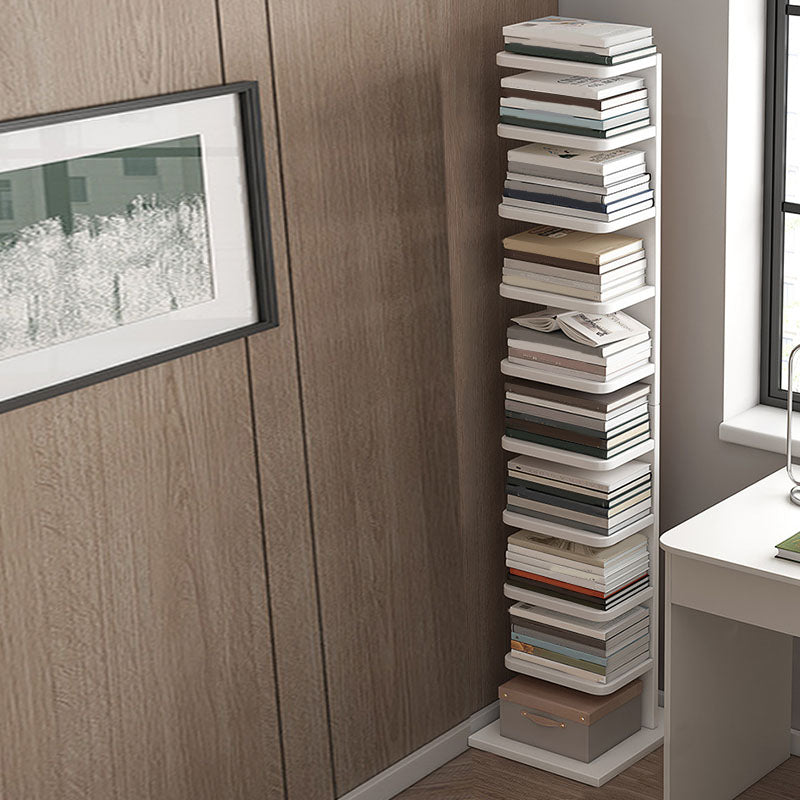 Modern 13.77" Wide Etagere Book Shelf Manufactured Wood Bookcase