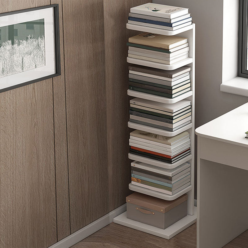 Modern 13.77" Wide Etagere Book Shelf Manufactured Wood Bookcase