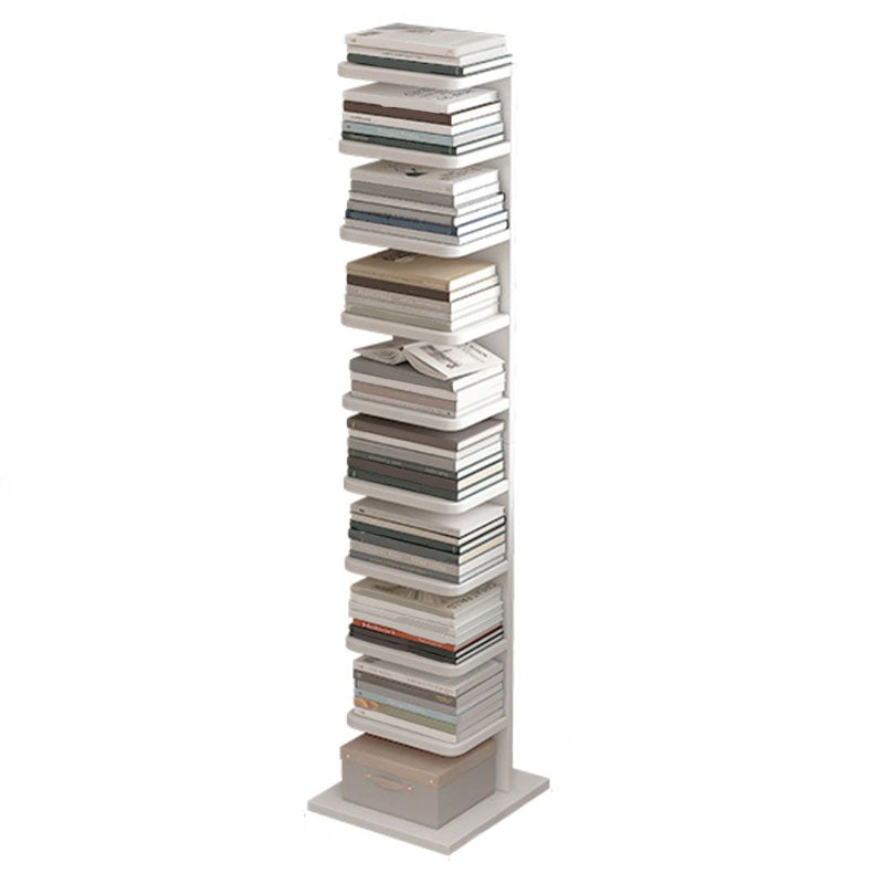Modern 13.77" Wide Etagere Book Shelf Manufactured Wood Bookcase