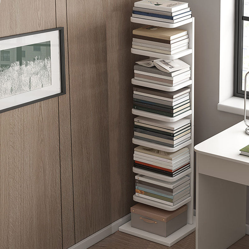 Modern 13.77" Wide Etagere Book Shelf Manufactured Wood Bookcase