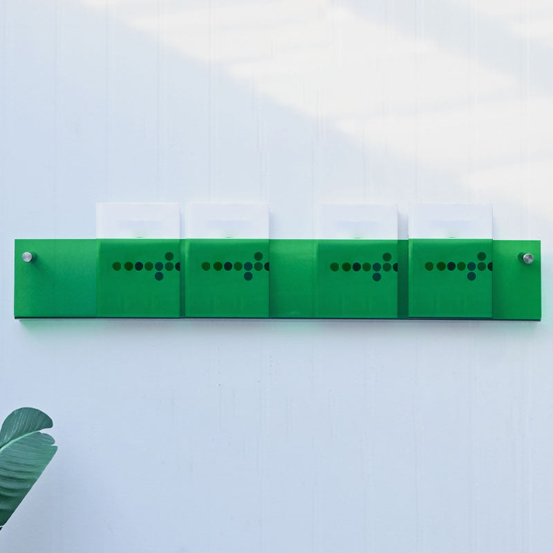 Acrylic Wall Mounted Bookshelf Nordic Rectangle Home Office Storage Bookcase