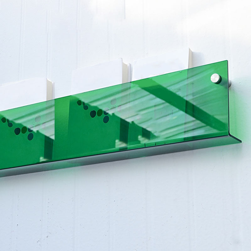 Acrylic Wall Mounted Bookshelf Nordic Rectangle Home Office Storage Bookcase