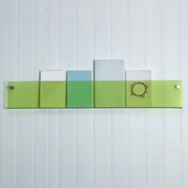 Acrylic Wall Mounted Bookshelf Nordic Rectangle Home Office Storage Bookcase