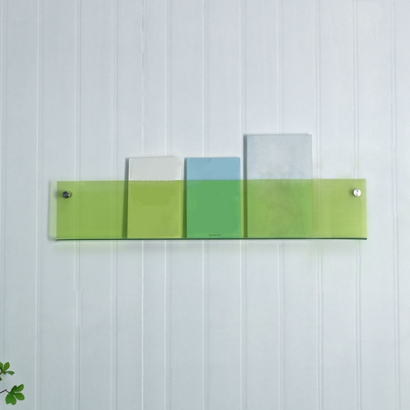 Acrylic Wall Mounted Bookshelf Nordic Rectangle Home Office Storage Bookcase
