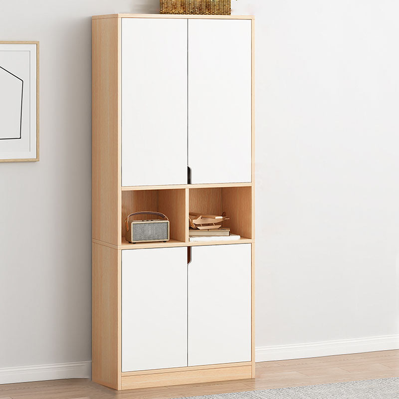 Closed Wooden Bookcase Modern Home Living Room Bedroom Standard Bookshelf