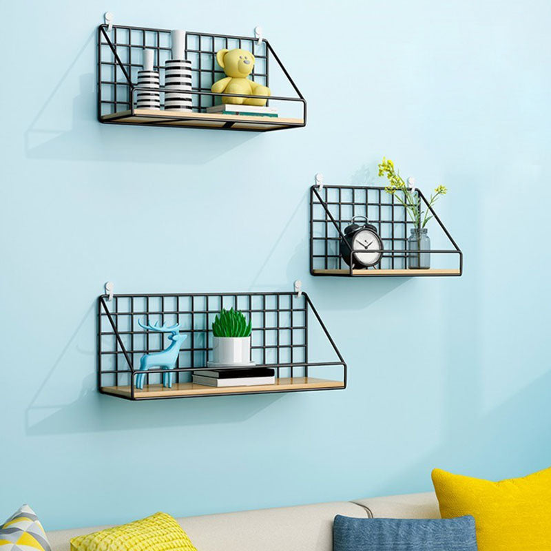 Modern Metal Bookcase, Geometric Bookshelf for Any Room, 6.5" W