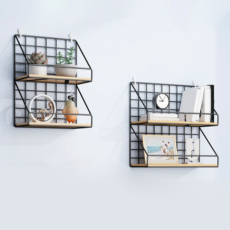 Modern Metal Bookcase, Geometric Bookshelf for Any Room, 6.5" W