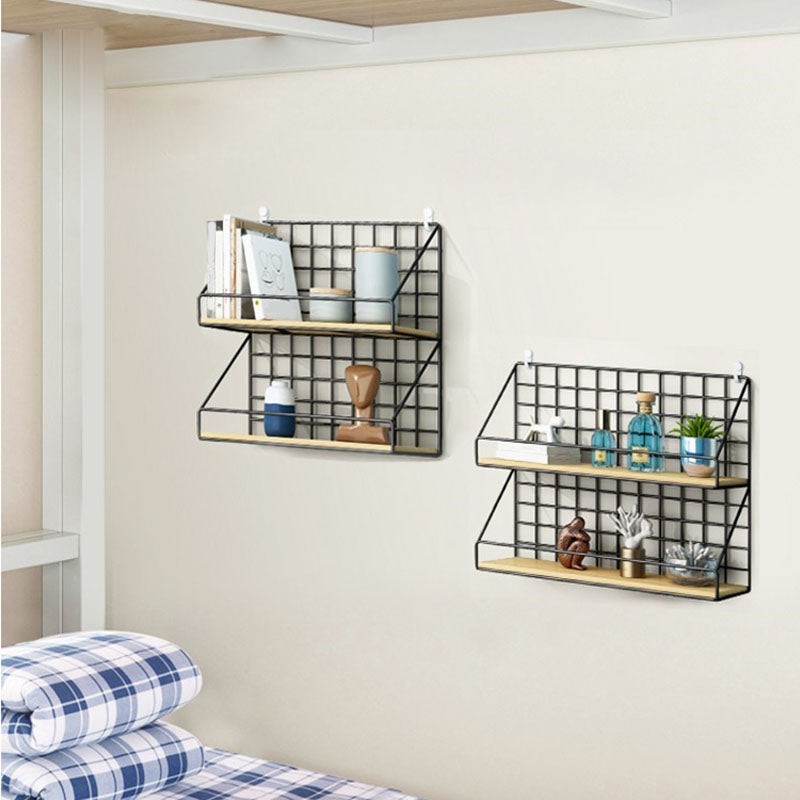 Modern Metal Bookcase, Geometric Bookshelf for Any Room, 6.5" W