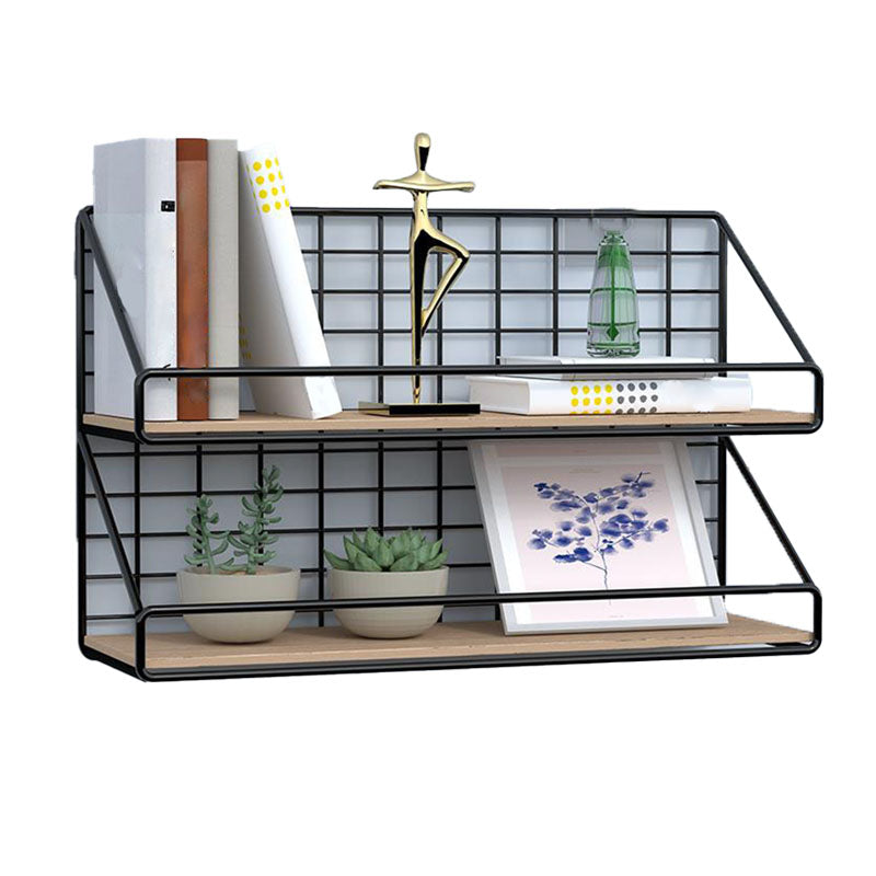 Modern Metal Bookcase, Geometric Bookshelf for Any Room, 6.5" W