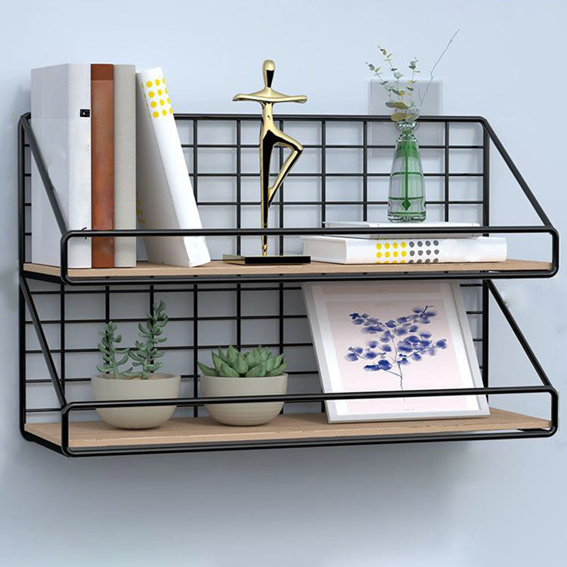 Modern Metal Bookcase, Geometric Bookshelf for Any Room, 6.5" W