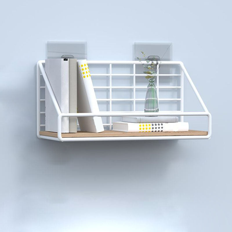 Modern Metal Bookcase, Geometric Bookshelf for Any Room, 6.5" W