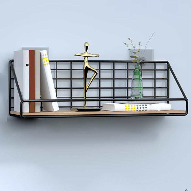 Modern Metal Bookcase, Geometric Bookshelf for Any Room, 6.5" W