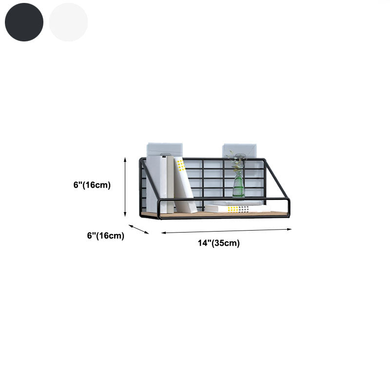 Modern Metal Bookcase, Geometric Bookshelf for Any Room, 6.5" W