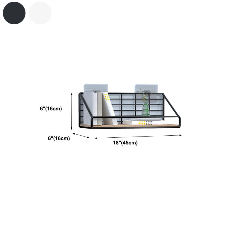 Modern Metal Bookcase, Geometric Bookshelf for Any Room, 6.5" W