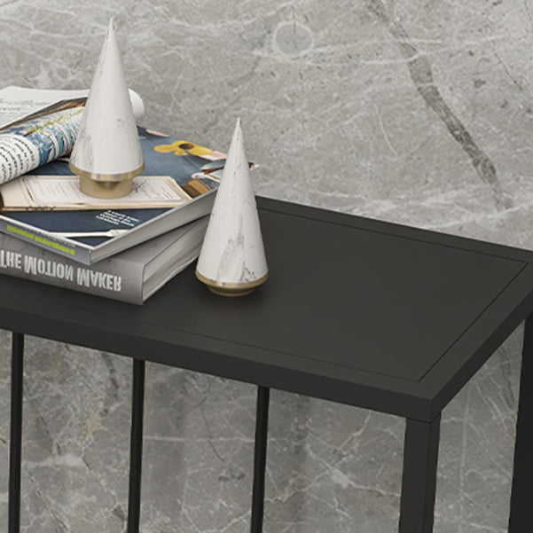 Iron Frame Console Table with Rectangle Top for Hall Accent Table