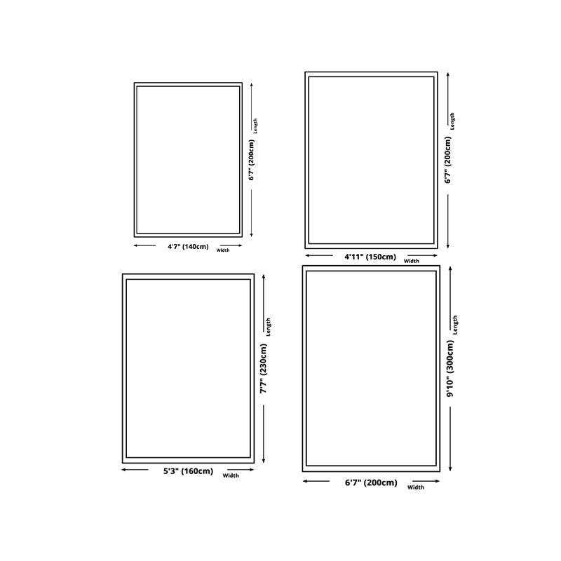 Funky Carpet Abstract Pattern Rug Living Room Polyester Carpet with Non-Slip Backing