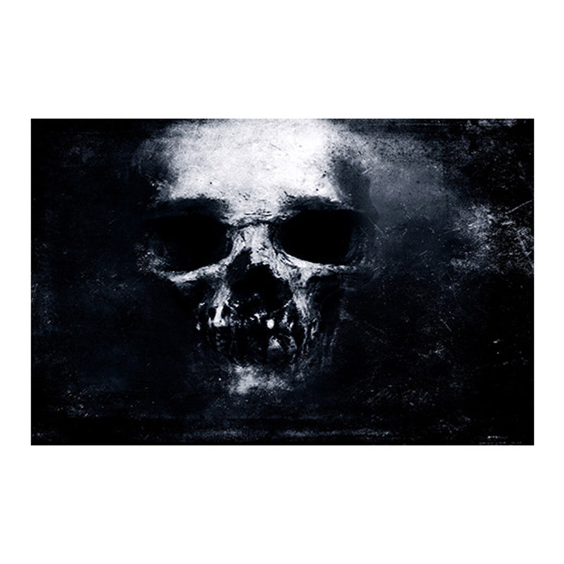 Novelty Carpet Modern Skull Pattern Area Rug Polyester Carpet for Living Room