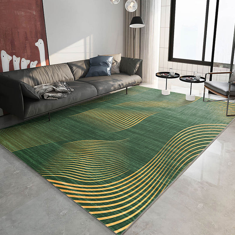 Leisure Area Rug Fancy Abstract Print Rug Washable Stain Resistant Carpet for Home Decor