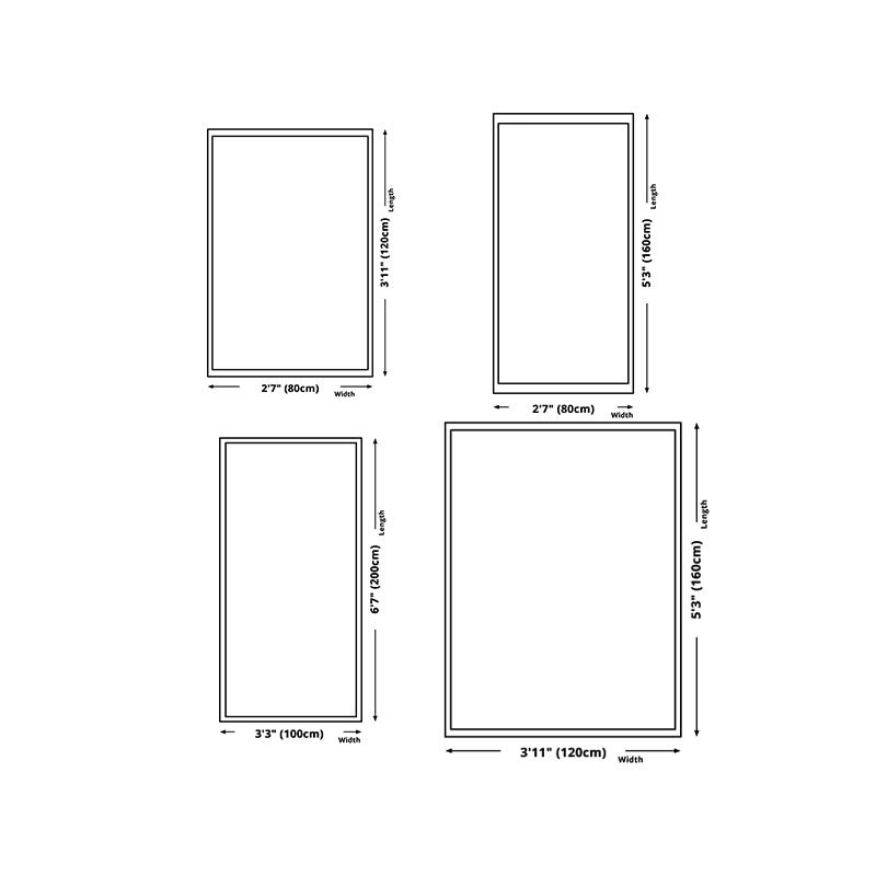 Leisure Area Rug Fancy Abstract Print Rug Washable Stain Resistant Carpet for Home Decor