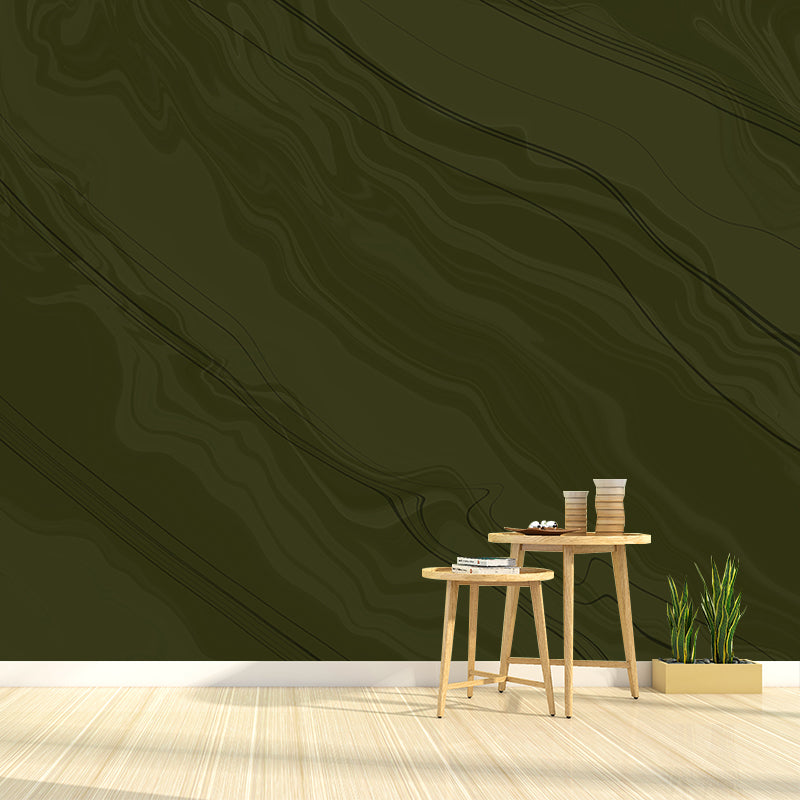 Abstract Style Illustration Mural Wallpaper Environment Friendly Living Room Wall Mural