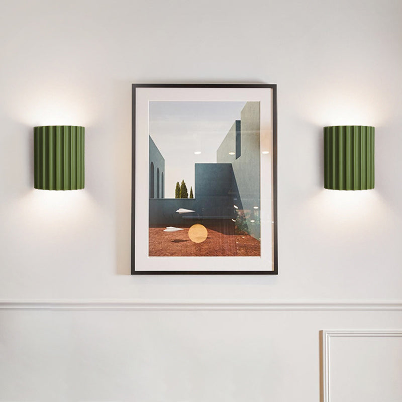 Flush Mount Wall Light Contemporary Polish Finish Lighting for Dining Room