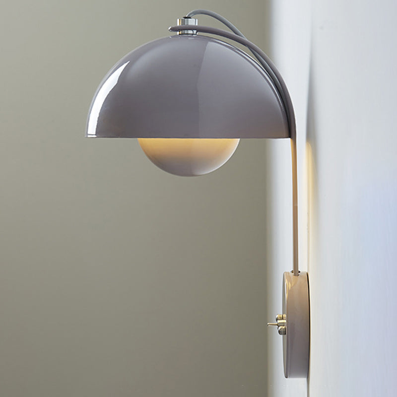 Done Shaded Wall Light Modernism Polish Finish Lighting for Home
