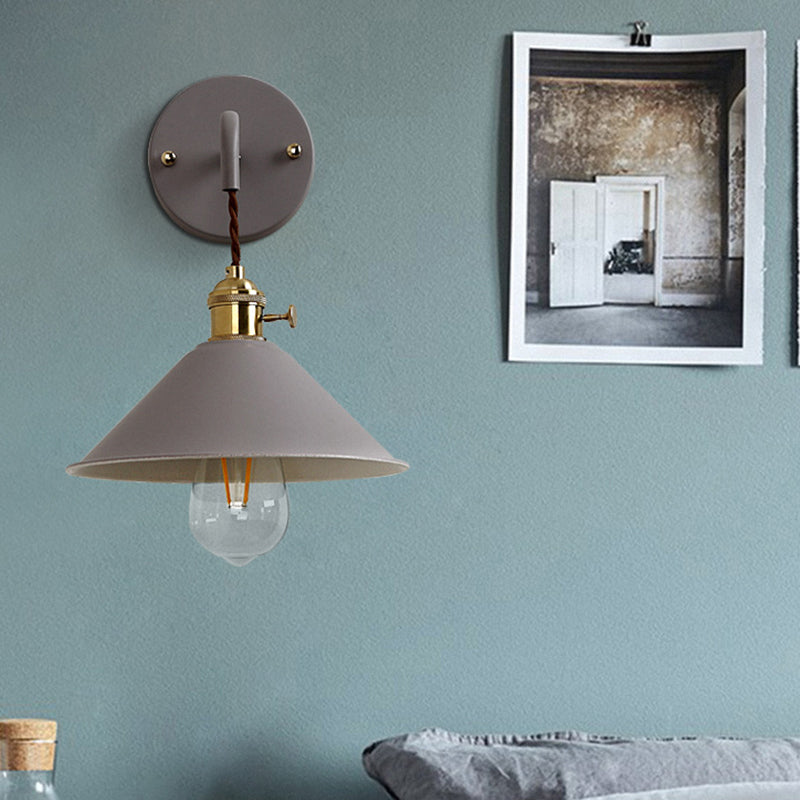 Metal Wall Mounted Lighting Industrial Style Sconce Light Fixture