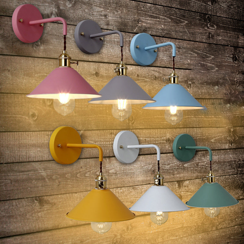 Metal Wall Mounted Lighting Industrial Style Sconce Light Fixture